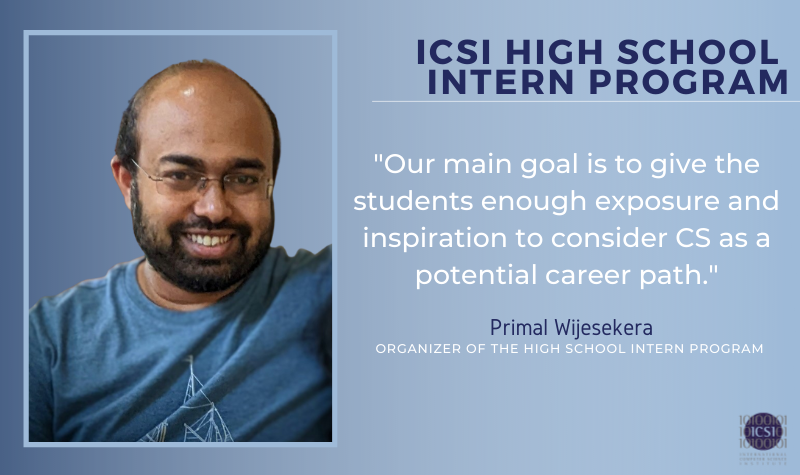 ICSI High School Internship Program