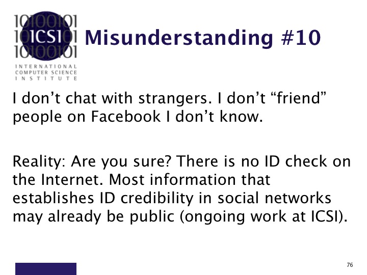 Internet privacy misunderstandings part 10